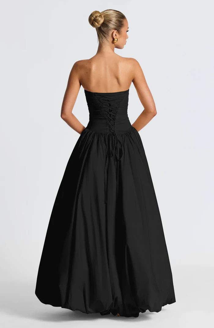 Natalia | Women's Sleeveless Puffball Flowy Wedding Guest Dress