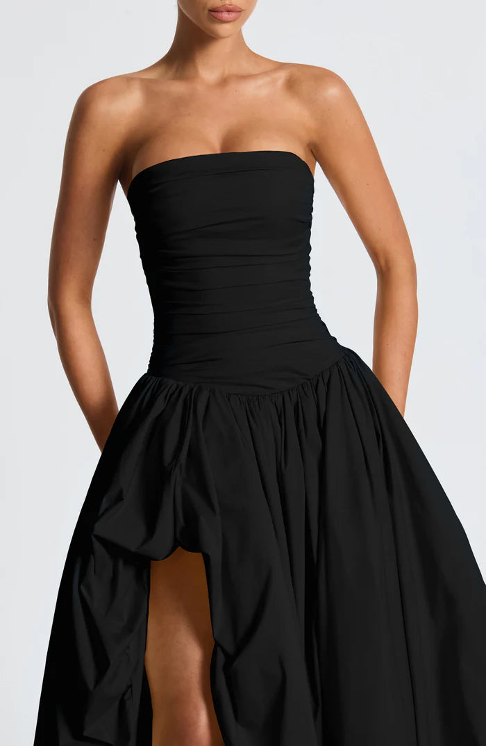 Natalia | Women's Sleeveless Puffball Flowy Wedding Guest Dress
