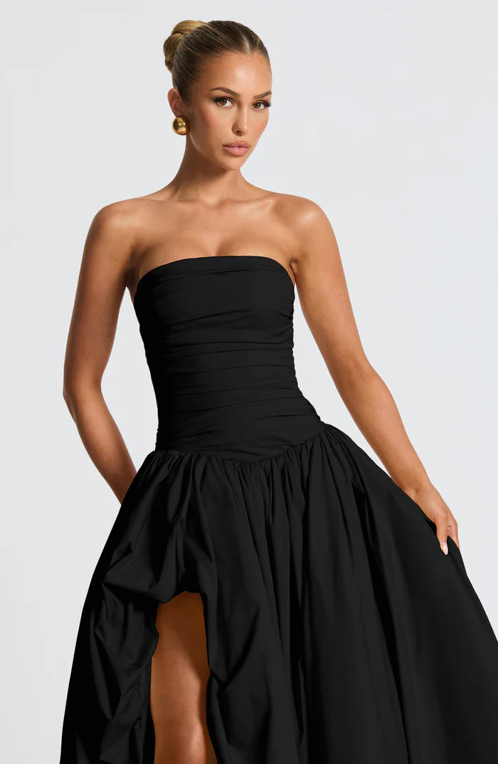 Natalia | Women's Sleeveless Puffball Flowy Wedding Guest Dress