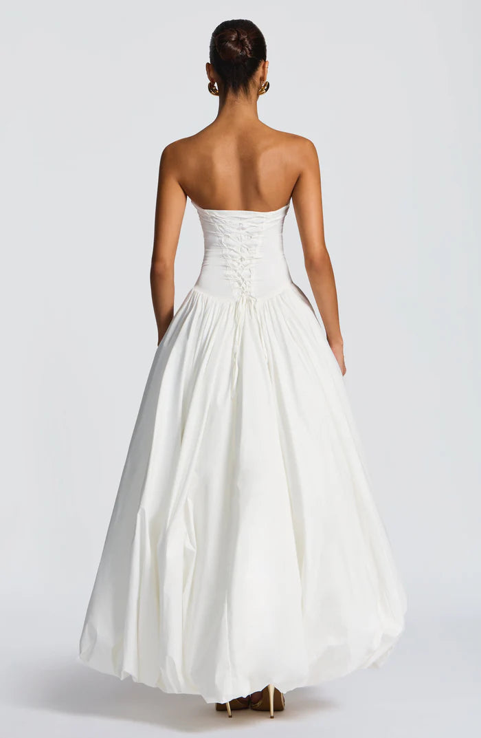 Natalia | Women's Sleeveless Puffball Flowy Wedding Guest Dress