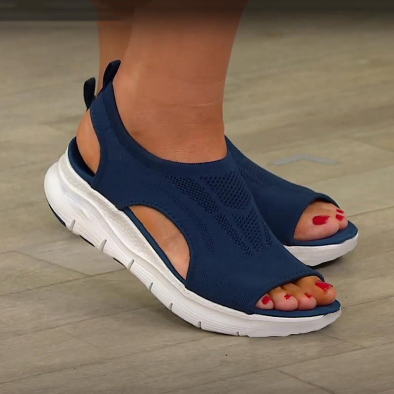 Aloysia | Women's Slingback Strap Slip-On Open Toe Sandals
