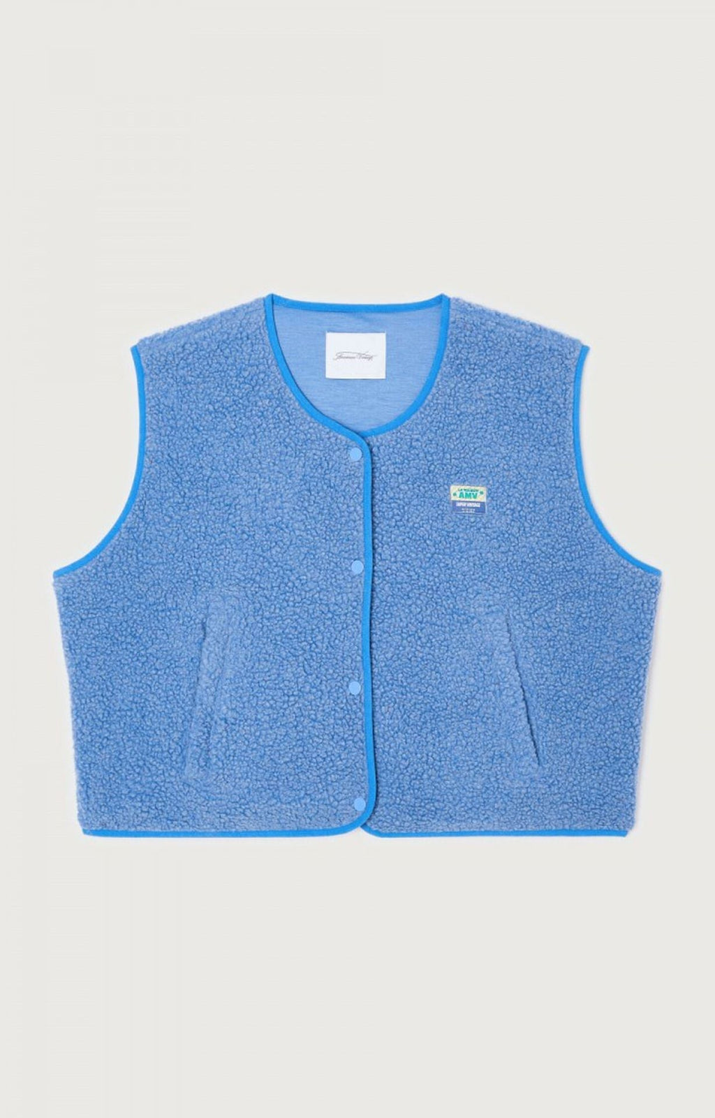 Altha | Women's Round Neck Button Front Sleeveless Vest