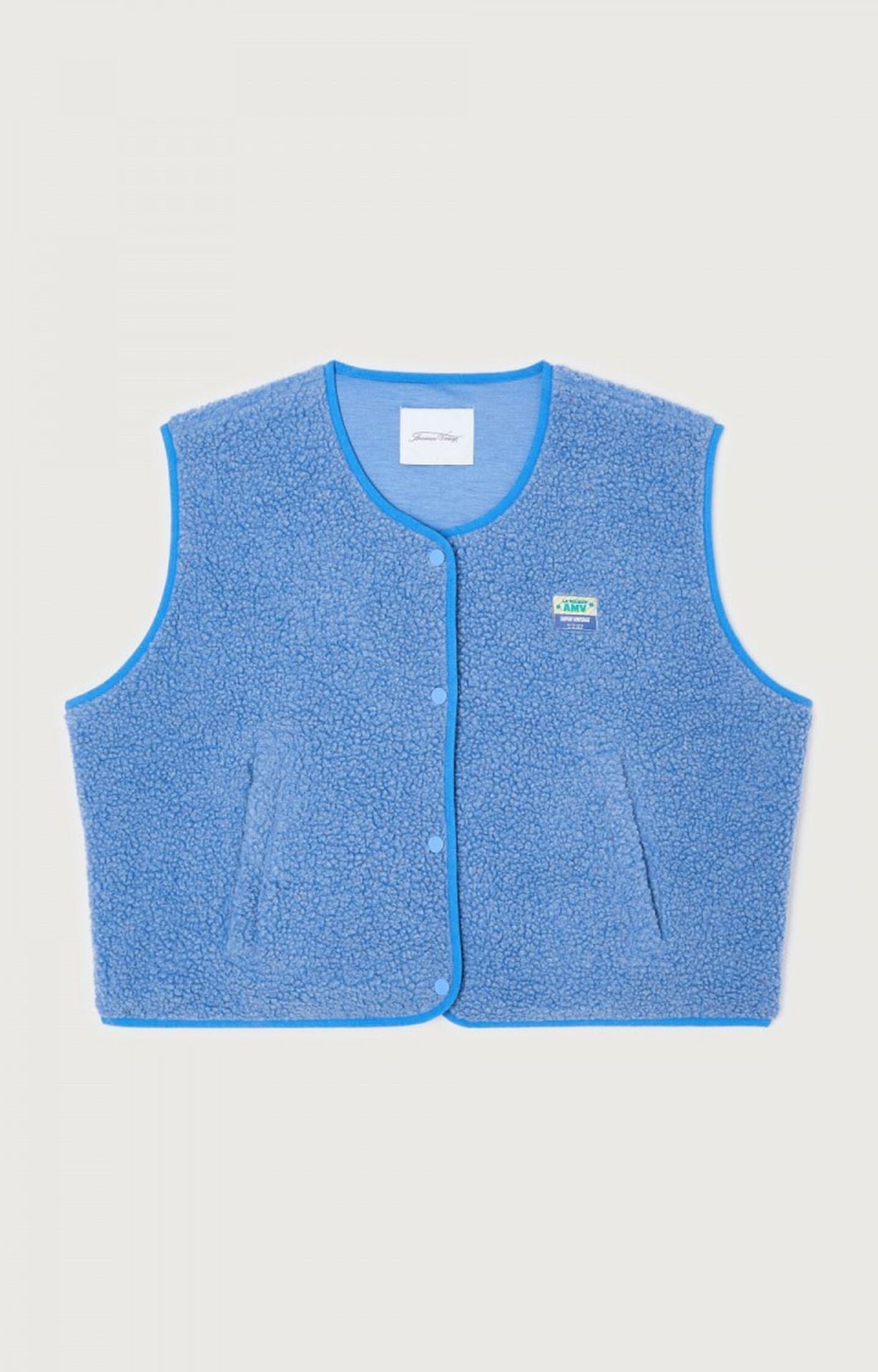 Altha | Women's Round Neck Button Front Sleeveless Vest