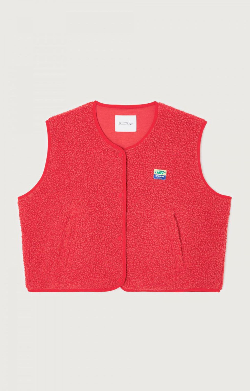 Altha | Women's Round Neck Button Front Sleeveless Vest