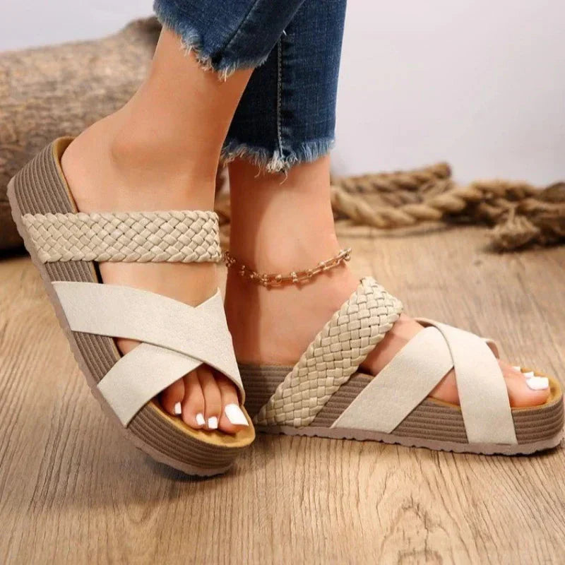 Alyson | Women’s Criss Cross Open Toe Sandals