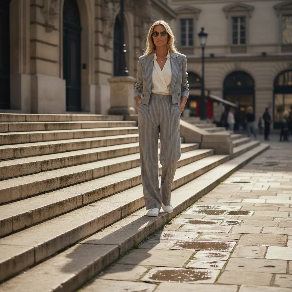 Alyssa | Women’s Collared Two Piece Matching Set