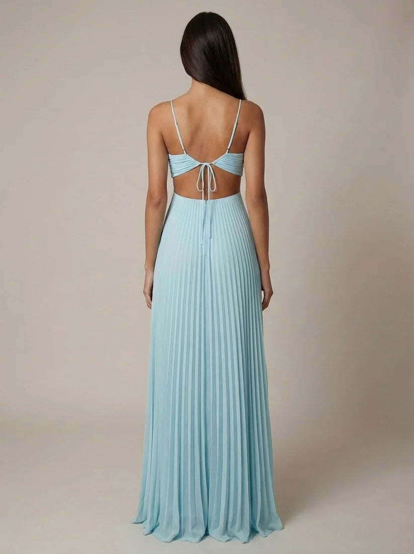 Nyasha | Women's Cutout Sleeveless Flowy Wedding Guest Dress