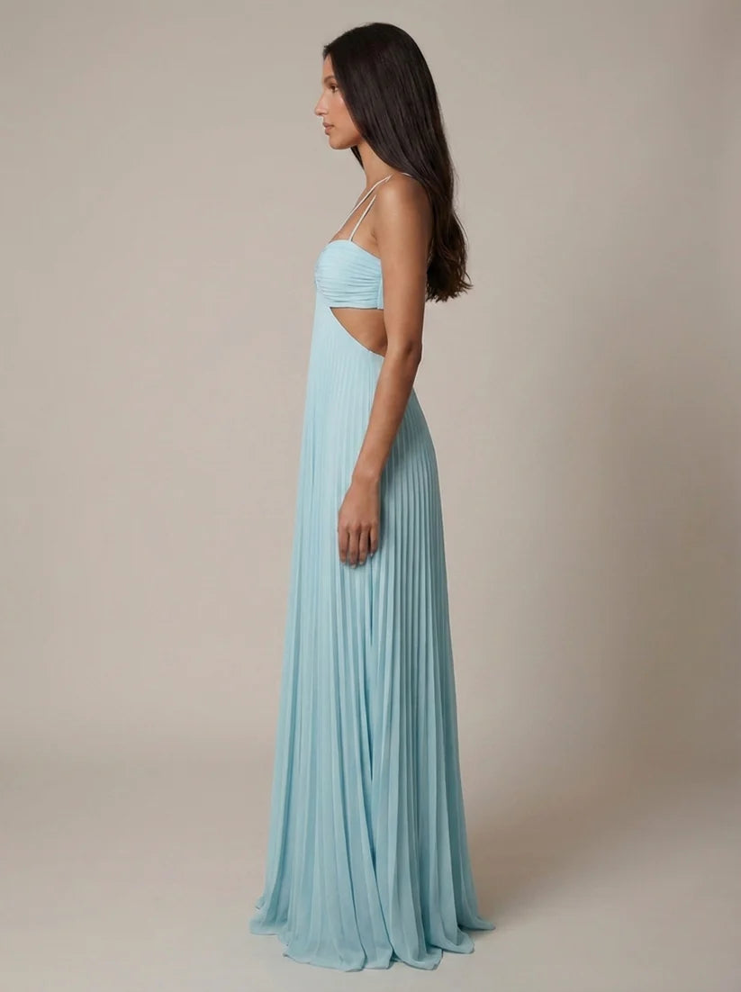 Nyasha | Women's Cutout Sleeveless Flowy Wedding Guest Dress