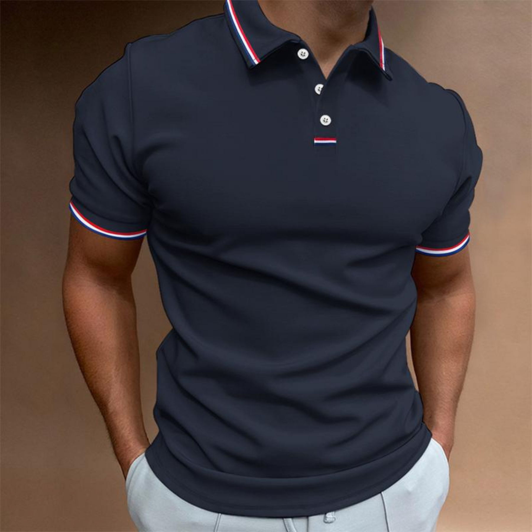 Anderson | Men's Fitted Short Sleeve Collared Polo Shirt