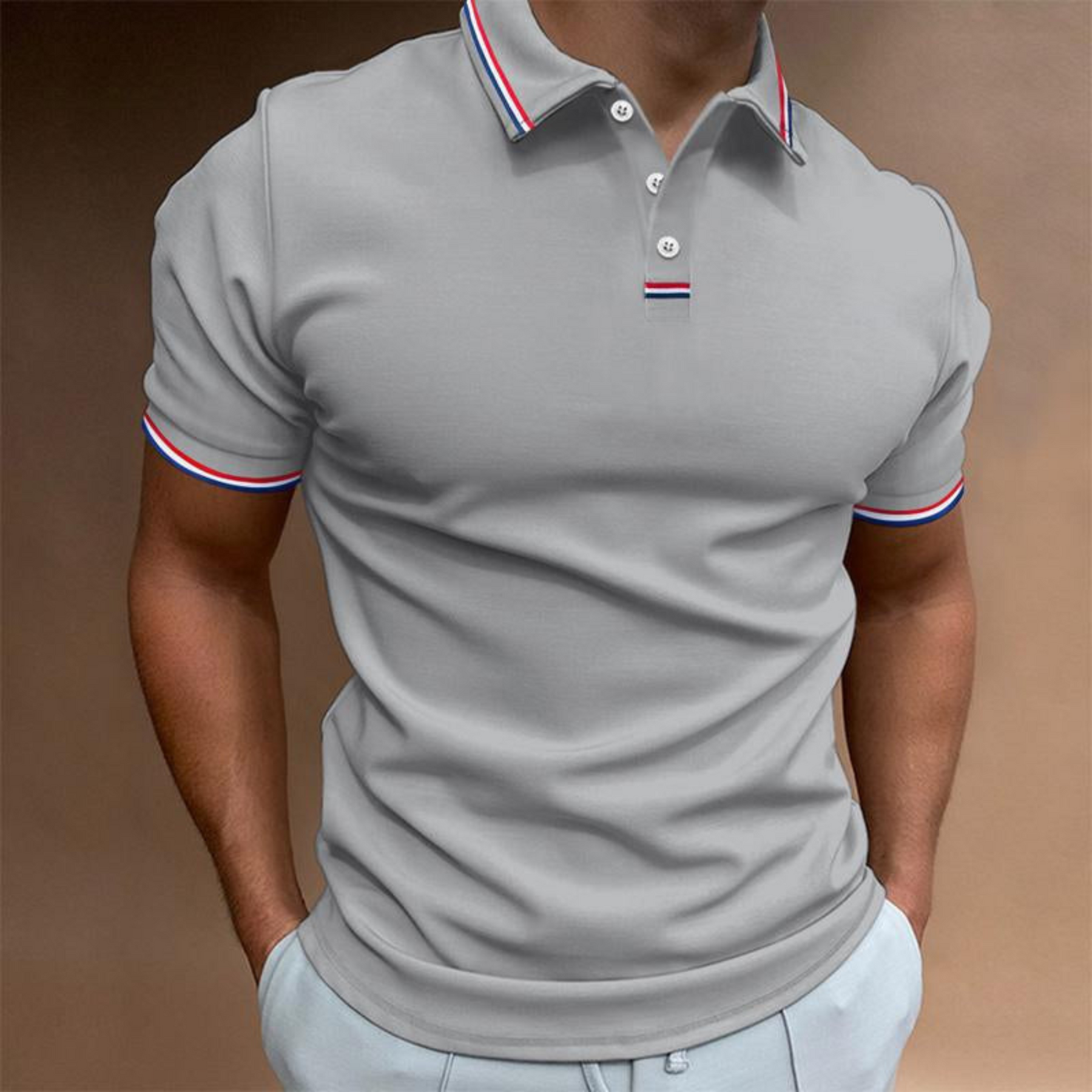 Anderson | Men's Fitted Short Sleeve Collared Polo Shirt