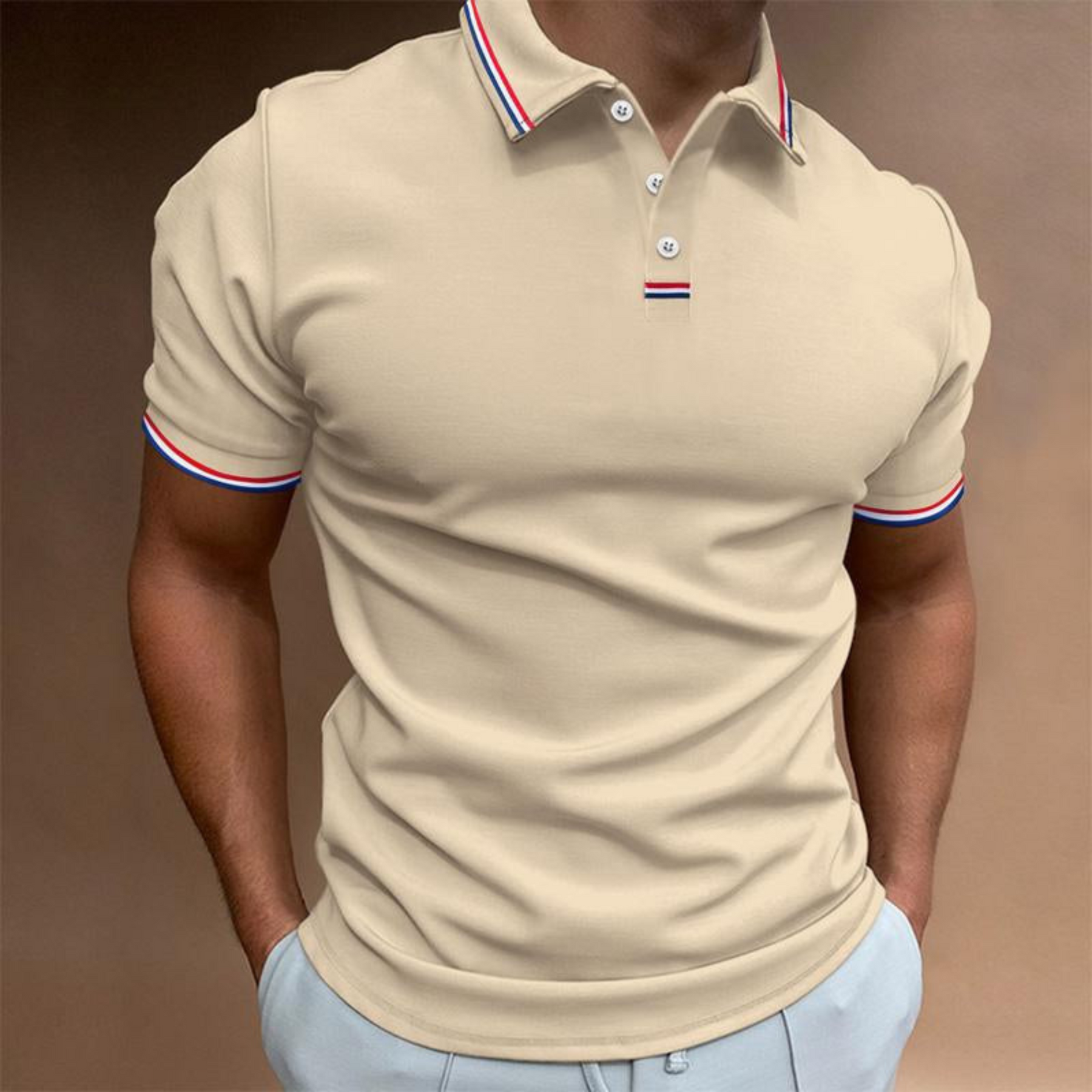 Anderson | Men's Fitted Short Sleeve Collared Polo Shirt