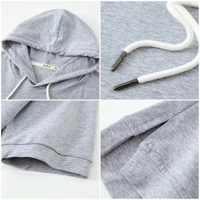 Angelica | Women’s Solid Color Drawstring Hoodie