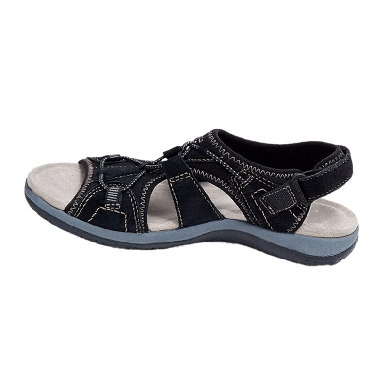 Angie | Women’s Round Toe Multi Strap Summer Sandals