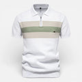 Angus | Men’s Short Sleeve Striped Polo Shirt