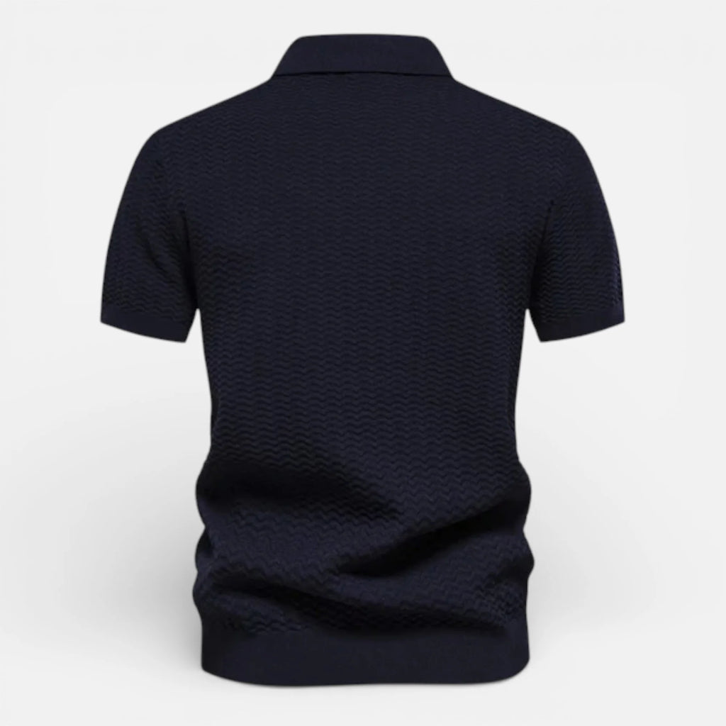 Angus | Men’s Short Sleeve Striped Polo Shirt