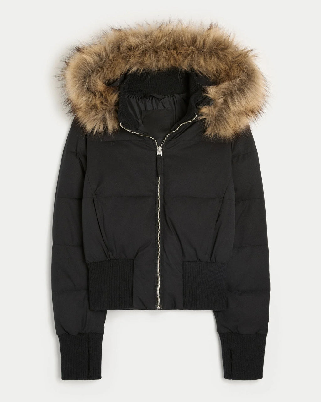 Ankita | Women's Long Sleeve Zip Front Hooded Collar Jacket