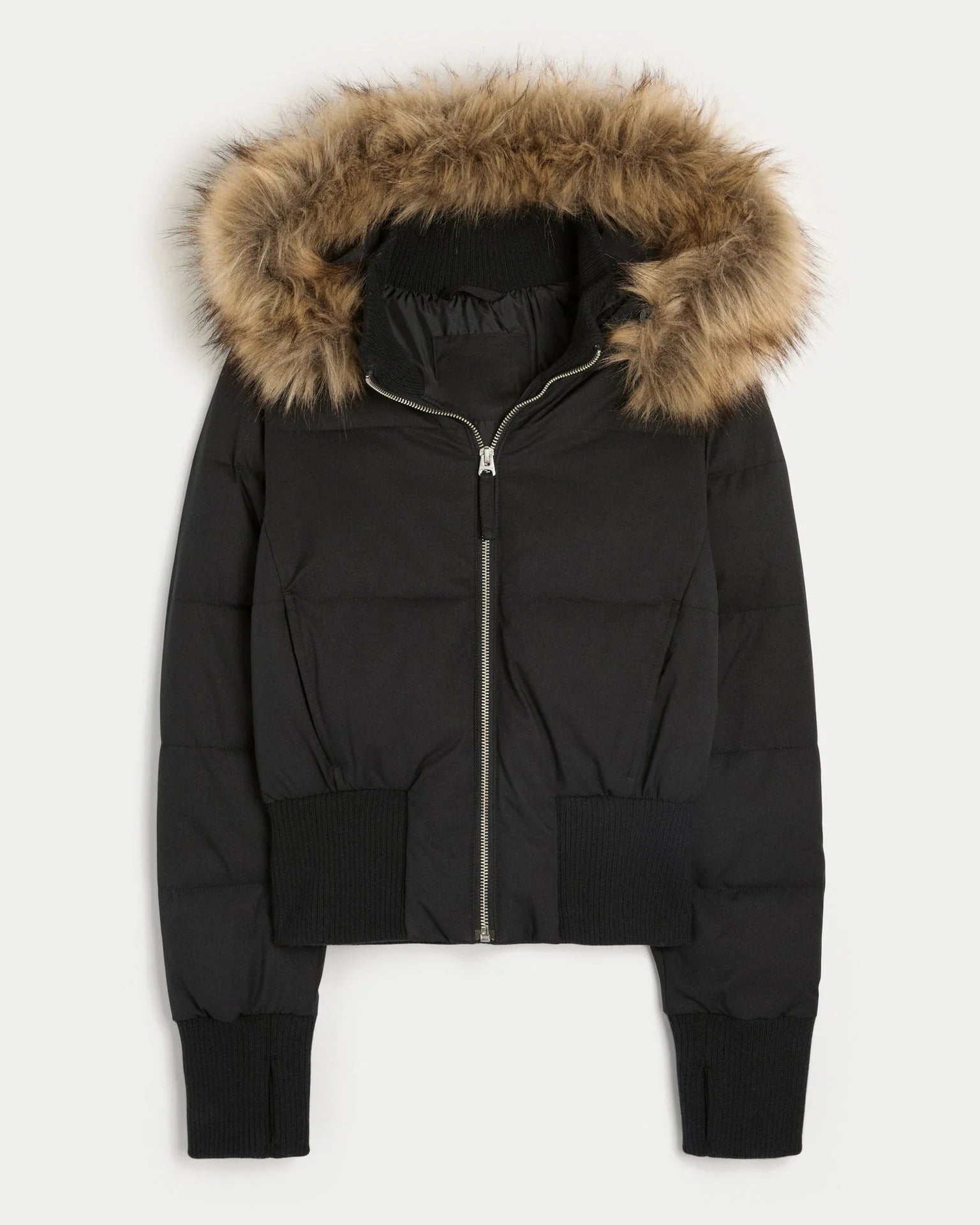 Ankita | Women's Long Sleeve Zip Front Hooded Collar Jacket