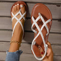 Annabell | Women’s Criss Cross Strap Slingback Sandals