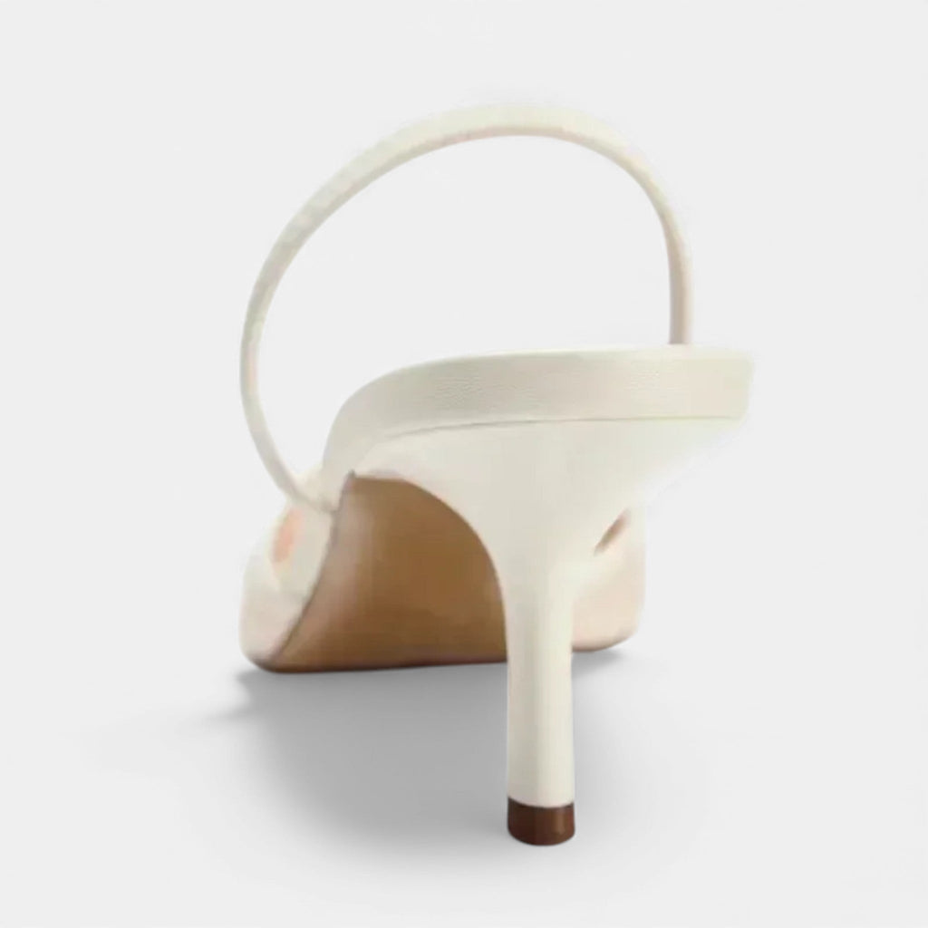 Annise | Women's Slip-On Slingback Strap Pointed Toe Heels