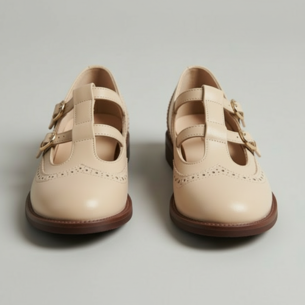 Anselma | Women's Adjustable Buckle T-Bar Mary Jane Shoes