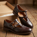 Anselma | Women's Adjustable Buckle T-Bar Mary Jane Shoes