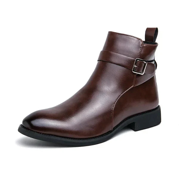Anthony | Men’s Ankle Side Zipper Chelsea Boots
