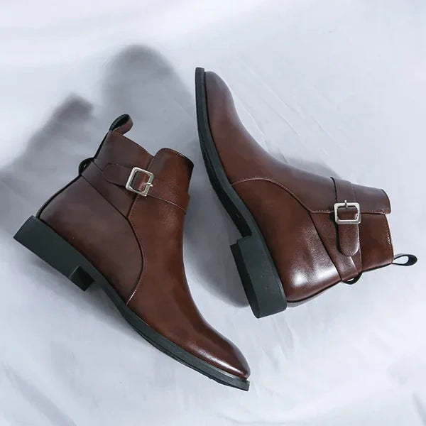 Anthony | Men’s Ankle Side Zipper Chelsea Boots
