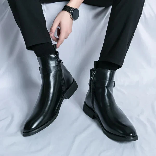 Anthony | Men’s Ankle Side Zipper Chelsea Boots