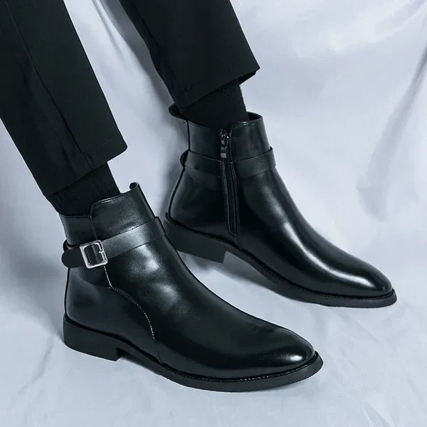 Anthony | Men’s Ankle Side Zipper Chelsea Boots