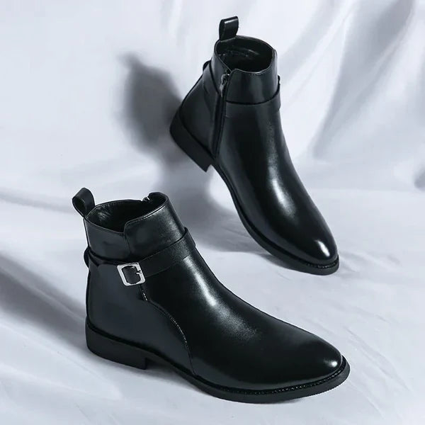 Anthony | Men’s Ankle Side Zipper Chelsea Boots
