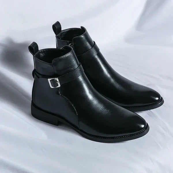 Anthony | Men’s Ankle Side Zipper Chelsea Boots