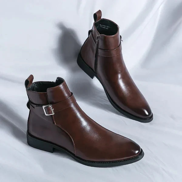 Anthony | Men’s Ankle Side Zipper Chelsea Boots