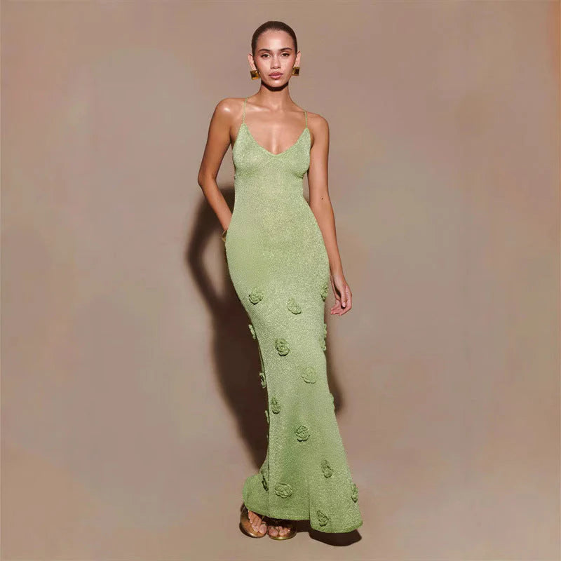 Antonia | Women's Open Back Wedding Guest Dress