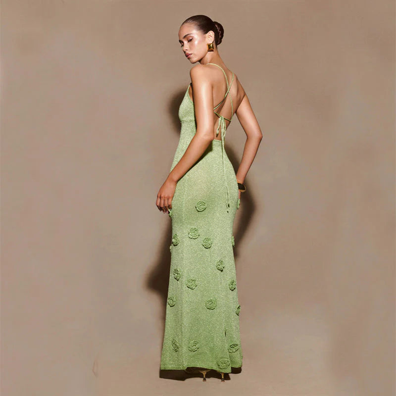 Antonia | Women's Open Back Wedding Guest Dress