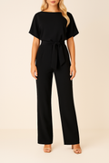 Arabella | Women’s Waist Tie Short Sleeve Summer Jumpsuit