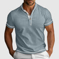 Archibald | Men’s Textured Short Sleeve Henley Shirt