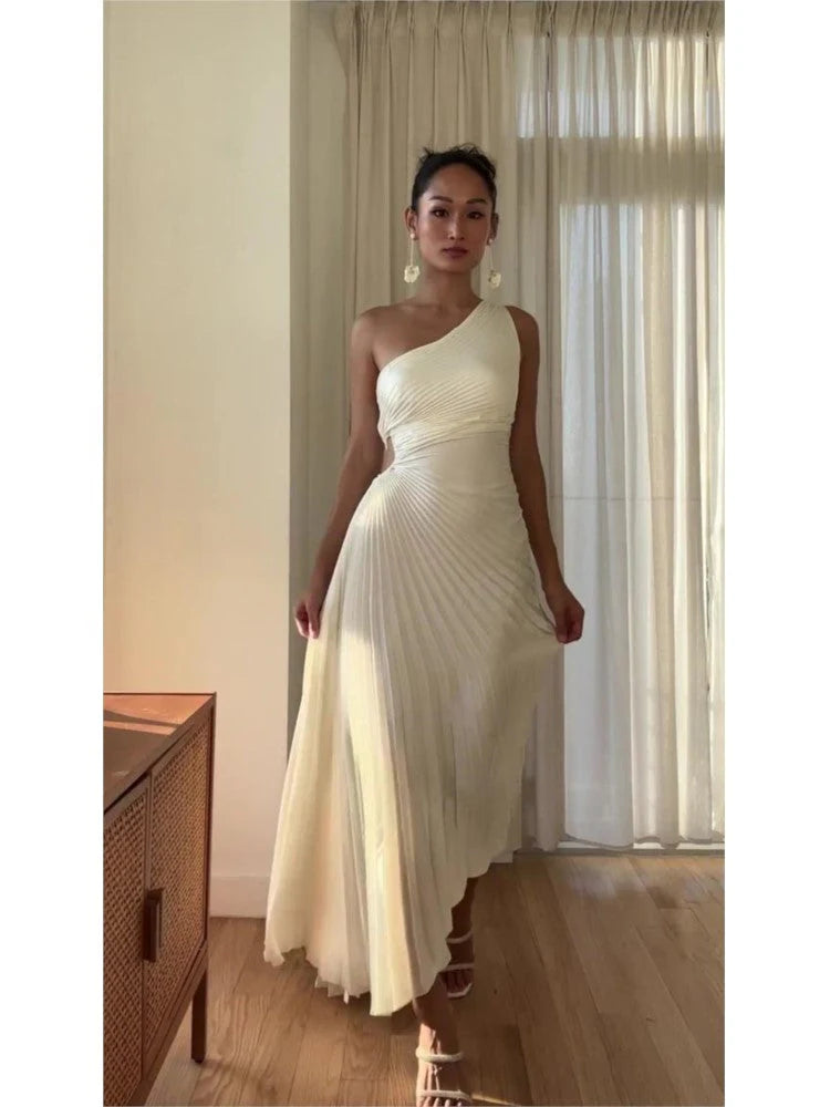 Ariana | Women's One Shoulder Asymmetrical Wedding Guest Dress