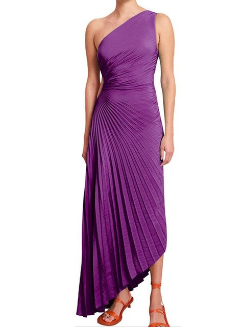 Ariana | Women's One Shoulder Asymmetrical Wedding Guest Dress
