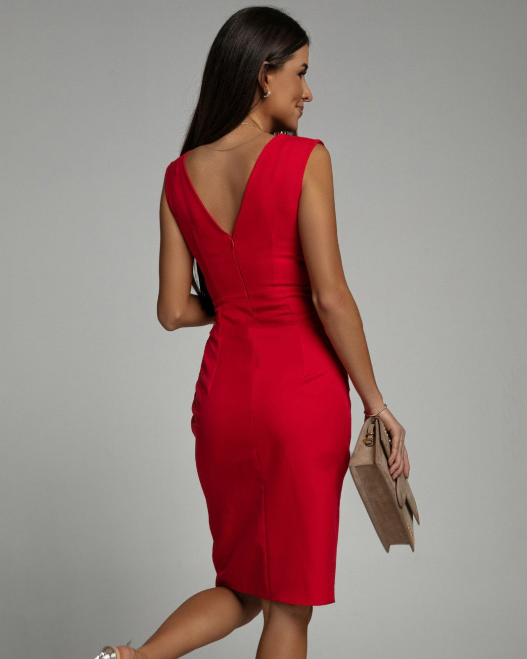 Arianna | Women's Sleeveless Side Slit Grad Party Dress