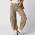 Arlee | Women's Mid Rise Button Baggy Jeans