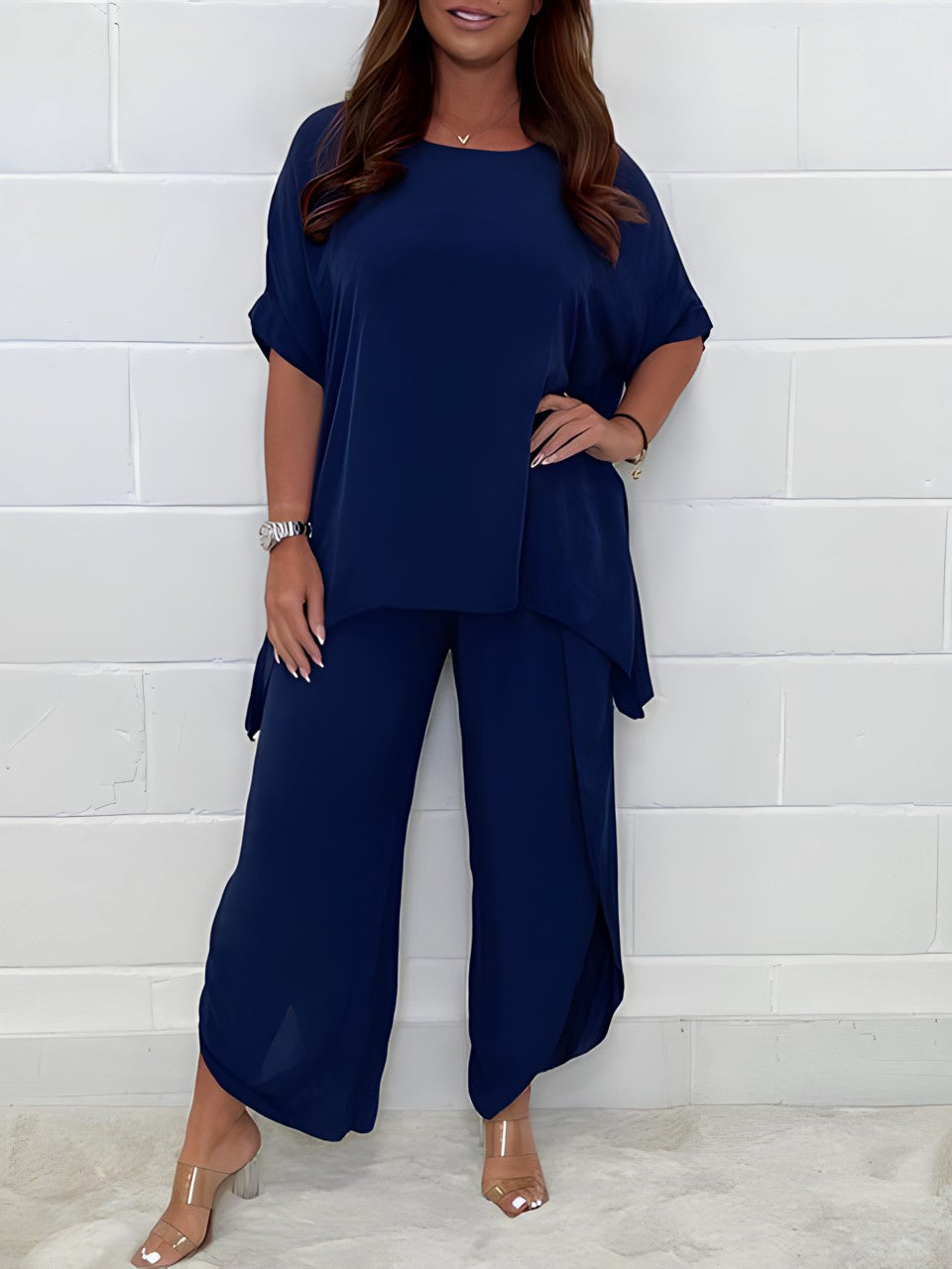 Arlet | Women's Round Neck Two Piece Matching Set