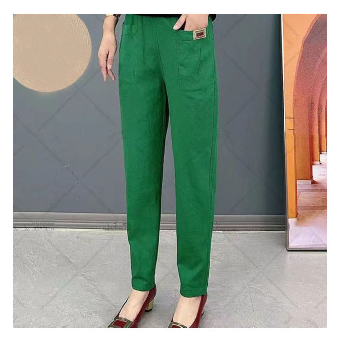 Arlette | Women’s High Waist Straight Leg Pants