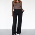 Arlinda | Women’s Tailored High Waist Straight Leg Trousers