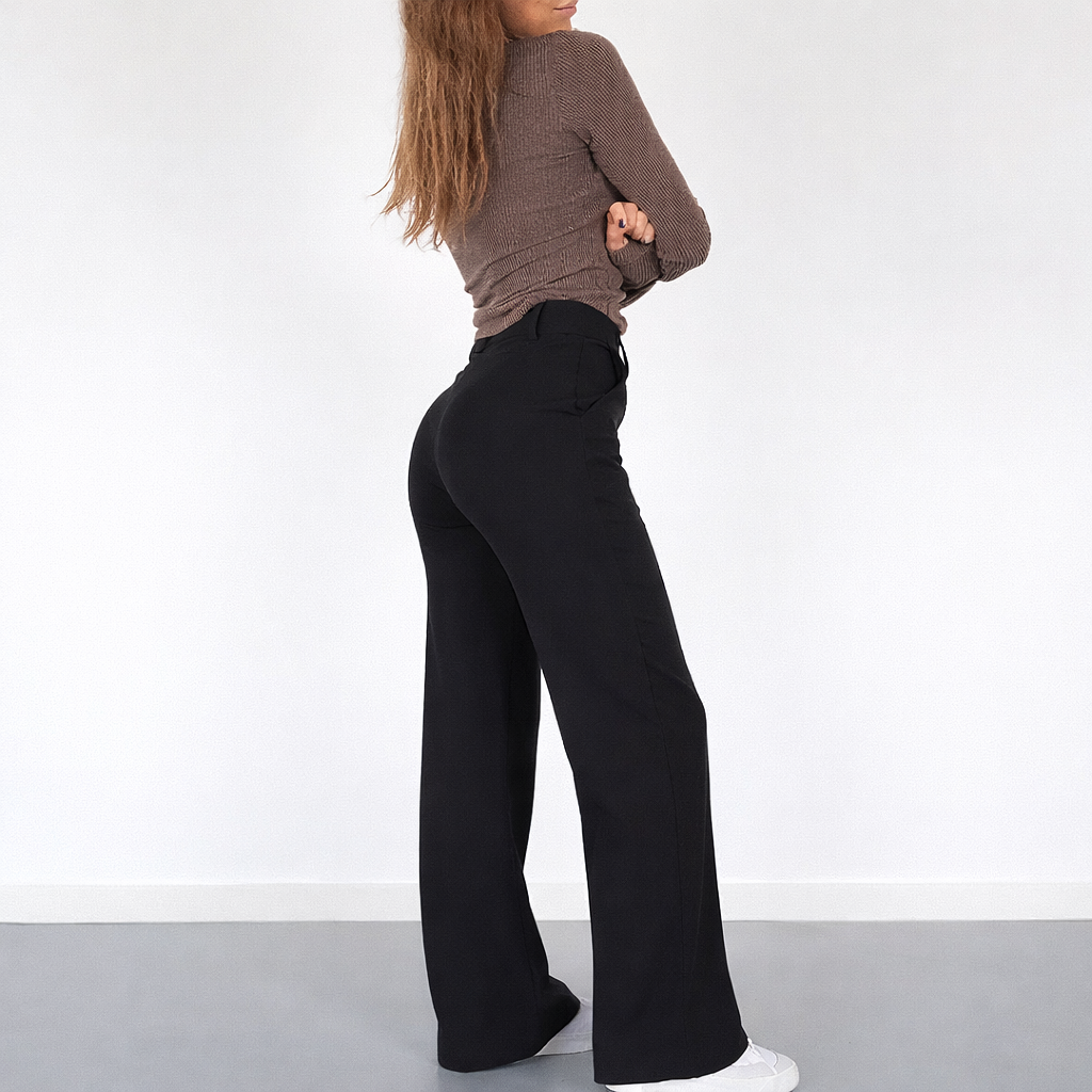 Arlinda | Women’s Tailored High Waist Straight Leg Trousers