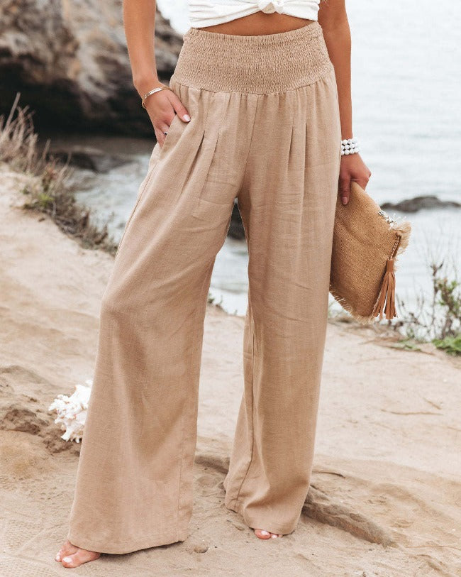 Arlis | Women’s High Rise Wide Leg Summer Pants