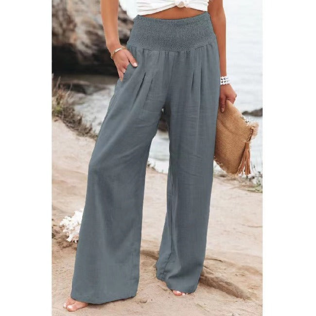 Arlis | Women’s High Rise Wide Leg Summer Pants