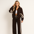Arlys | Women’s Zip Up Collared Two Piece Matching Set