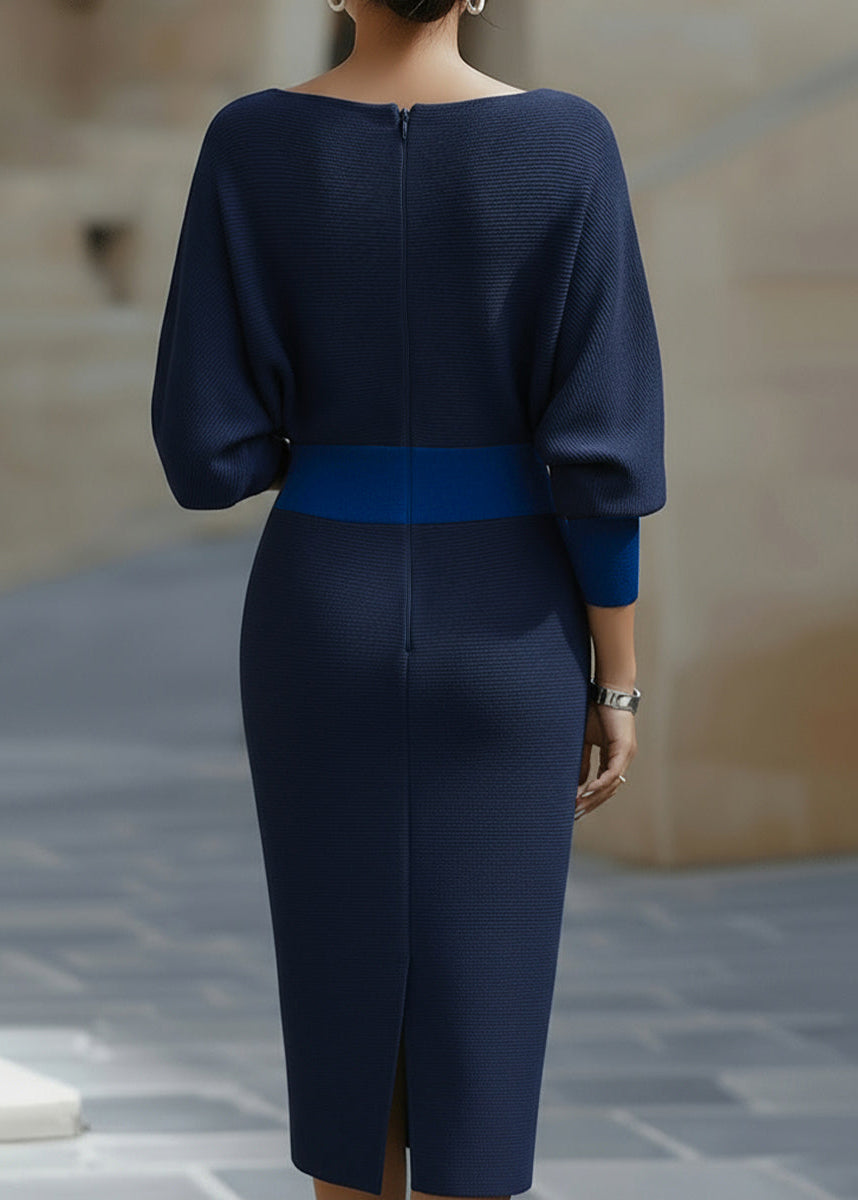 Arnetta | Women’s Textured Draped Batwing Midi Dress