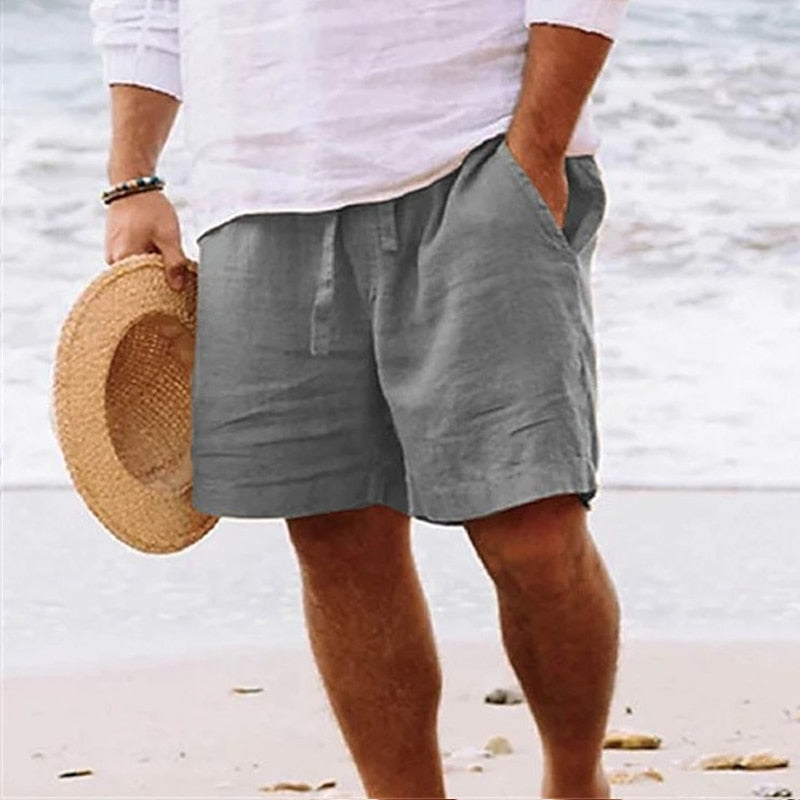Arthur | Men’s Knee Length Drawstring Summer Shorts