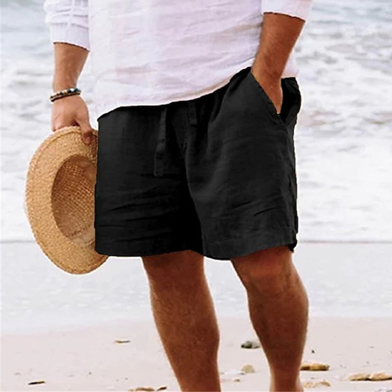 Arthur | Men’s Knee Length Drawstring Summer Shorts